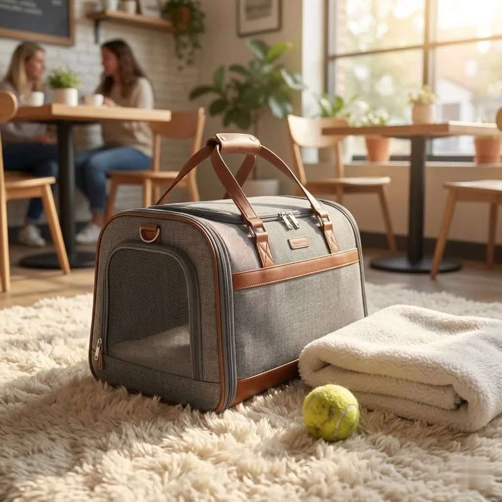 Sherpa Deluxe Pet Carrier for safe travel