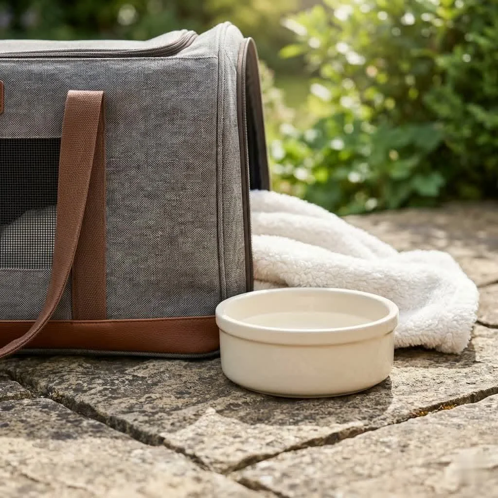 Pet carrier with wheels for easy travel